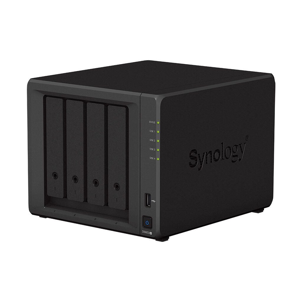 Synology DiskStation DS923+ 4 Einschübe NAS-Server Leergehäuse + 16TB WD Red Plus SATA 3.5" HDD (2x 8TB)
