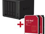 Synology DiskStation DS923+ 4 Einschübe NAS-Server Leergehäuse + 2x WD Red SATA 3.5" HDD 4TB Festplatte