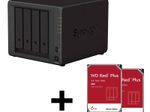 Synology DiskStation DS923+ 4 Einschübe NAS-Server Leergehäuse + 2x WD Red NAS 3.5" HDD 6TB Festplatte
