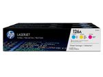 HP Original 126A Toner Tri-Pack cyan, magenta, gelb 1.000 Seiten (CF341A)