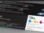 HP Original 126A Toner Tri-Pack cyan, magenta, gelb 1.000 Seiten (CF341A)