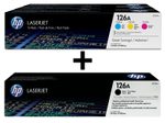 HP Original 126A Toner 4er Set schwarz, cyan, magenta, gelb
