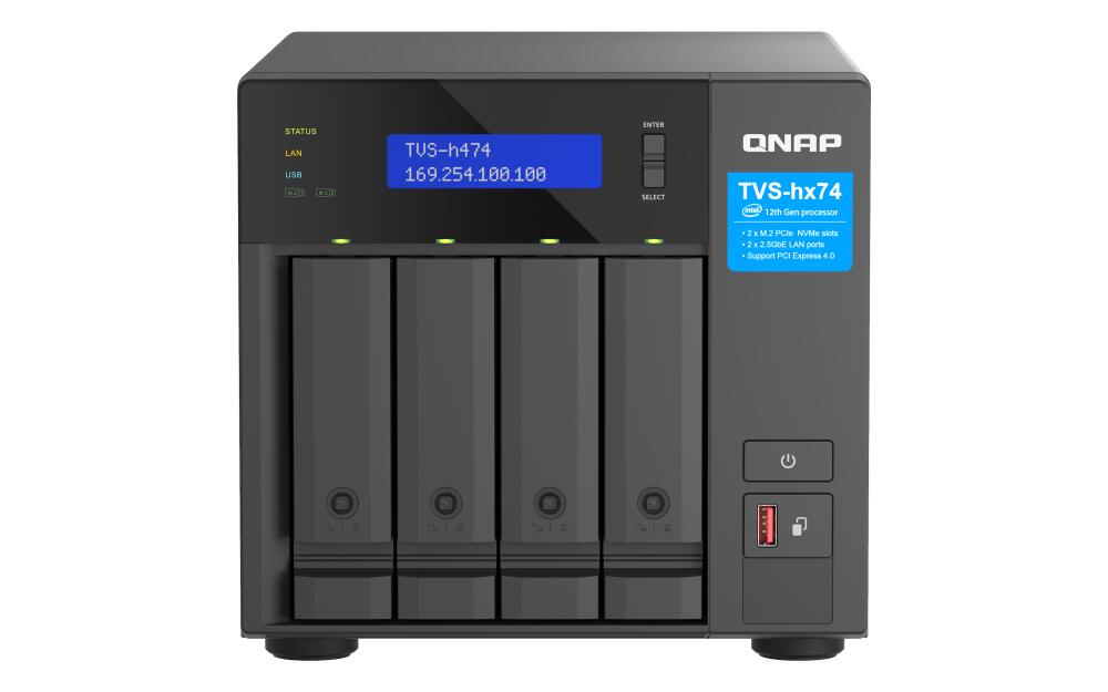 QNAP NAS TVS-h474-PT-8G 4-Bay