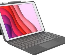 Logitech Combo Touch Tastatur-Case mit Trackpad für iPad 10. & (A16) 11. Gen - Deutsch - Oxford Gray