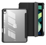 eSTUFF New York Pencil-Case für das iPad der 10. Gen. 2022 & 11. Gen. 2025 (10.9") - Black/Clear (Bulk)