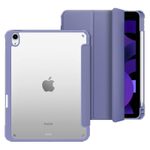 eSTUFF New York Pencil-Case für das iPad 10. Generation, 10.9" - Lavendel/Clear (Bulk)