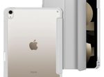 eSTUFF New York Pencil-Case für das iPad 10. Generation, 10.9" - Grey/Clear (Bulk)