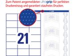 AVERY Zweckform Etiketten 3652 weiß 70,0 x 42,3 mm - 2.100 Stück