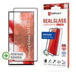 DISPLEX Real Glass + Case Schutzset für Samsung Galaxy S23 Ultra