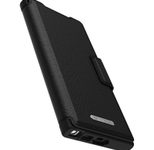 OtterBox Strada Folio Schutzhülle für Samsung Galaxy S23 Ultra (Schwarz) - Bulk/ProPack