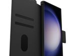 OtterBox Strada Folio Schutzhülle für Samsung Galaxy S23 Ultra (Schwarz) - Bulk/ProPack