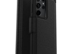 OtterBox Strada Folio Schutzhülle für Samsung Galaxy S23 Ultra (Schwarz) - Bulk/ProPack