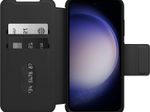 OtterBox Strada Folio Schutzhülle für Samsung Galaxy S23 (Schwarz)