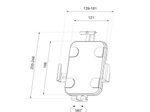 Neomounts WL15-625WH1 drehbare Tablet-Wandhalterung für 7,9-11" Tablets - Weiß
