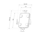 Neomounts WL15-625BL1 drehbare Tablet-Wandhalterung für 7,9-11" Tablets - Schwarz