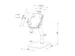 Neomounts DS15-625BL1 neig- und drehbare Tablet-Tischhalter für 7,9-11" Tablets - Schwarz