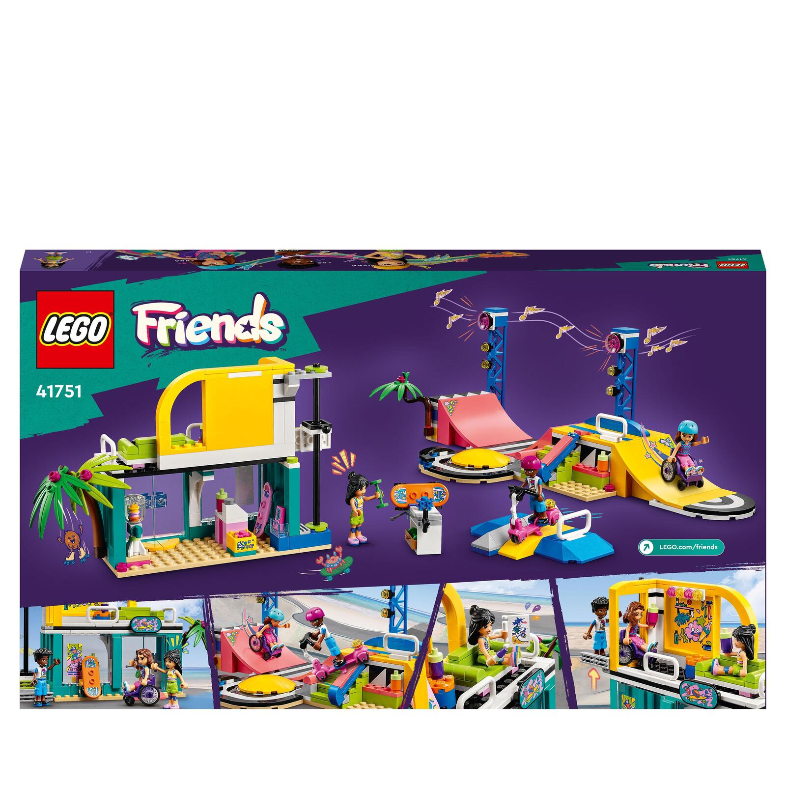 LEGO® Friends Skatepark 41751