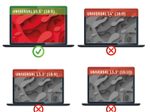 DISPLEX Blickschutzfilter Privacy Safe für Notebooks mit 15,6 Zoll