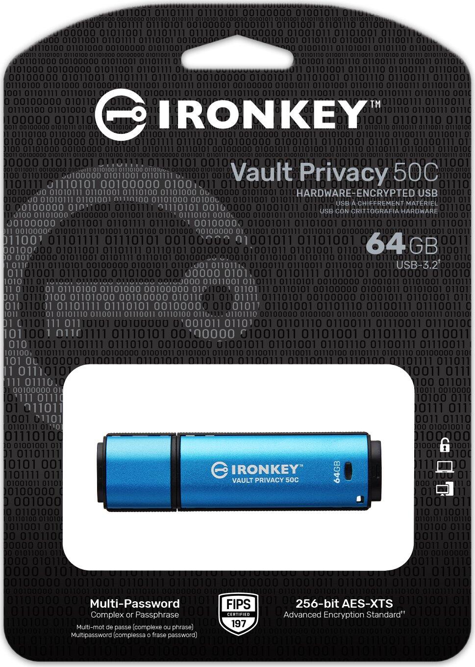 Kingston IronKey Vault Privacy 50 - 64GB