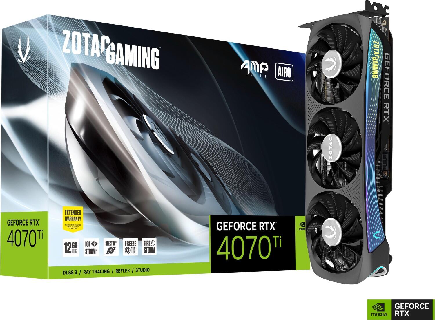 ZOTAC GAMING GeForce RTX 4070 Ti AMP AIRO