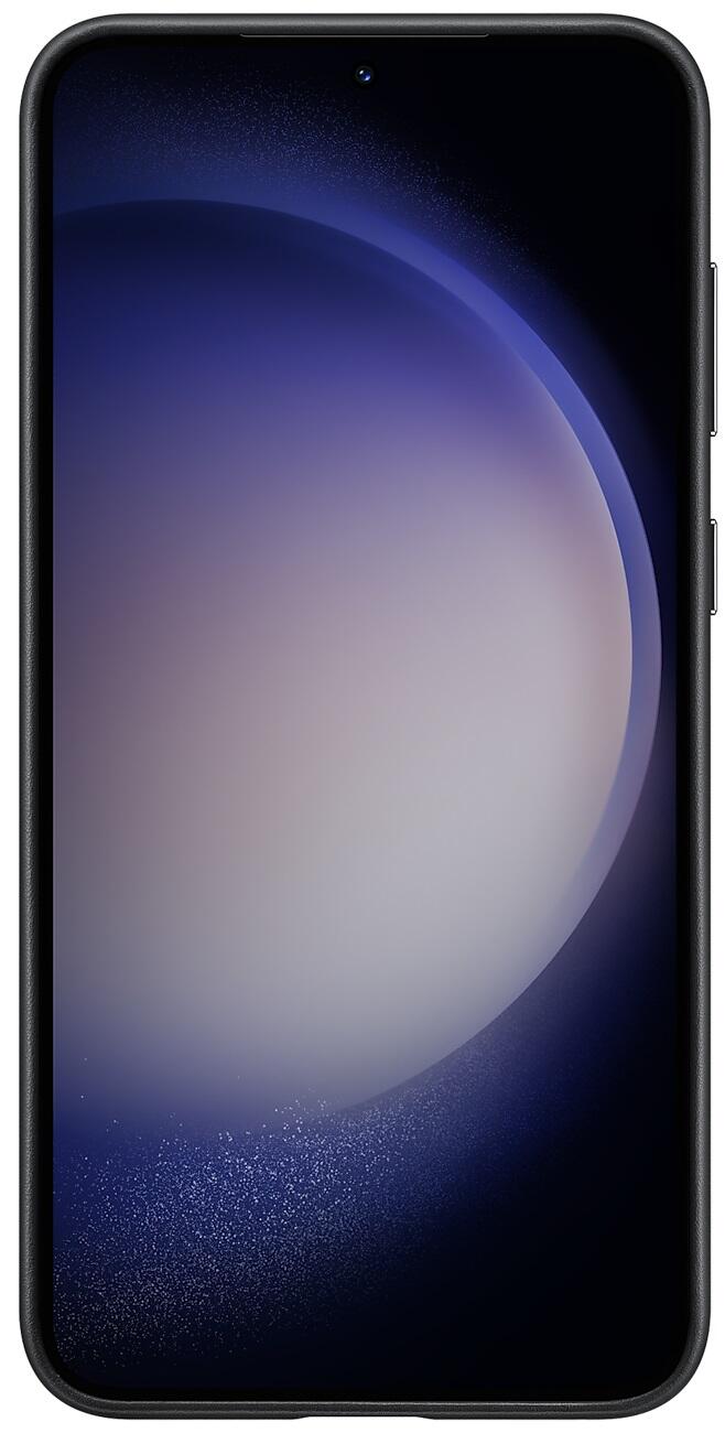 Samsung Leather Cover für Galaxy S23+ (Schwarz)