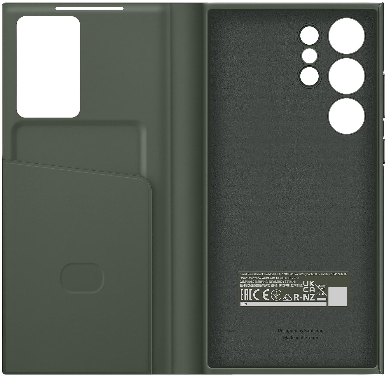 Samsung Smart View Wallet Case für Galaxy S23 Ultra (Grün)