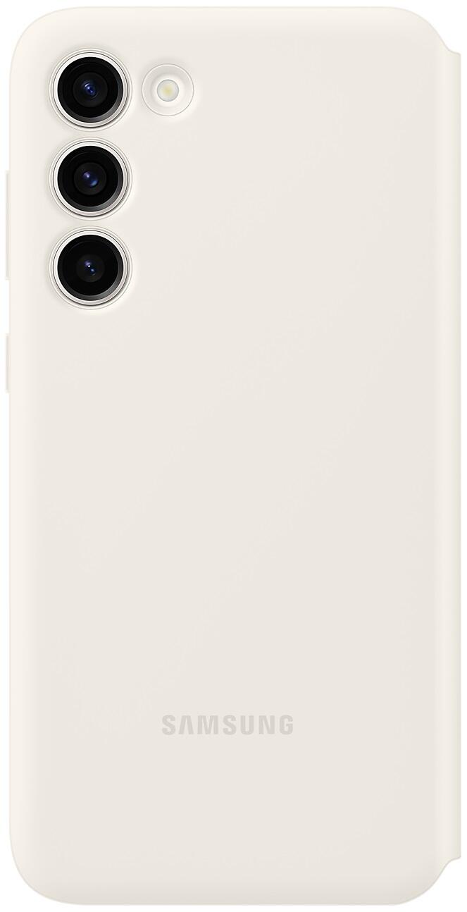 Samsung Smart View Wallet Case für Galaxy S23+ (Creme)