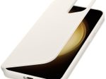 Samsung Smart View Wallet Case für Galaxy S23+ (Creme)
