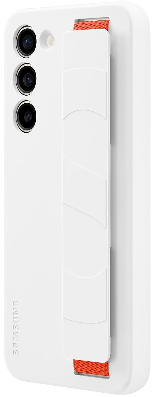 Samsung Silicone Grip Case für Galaxy S23+ (Weiß)