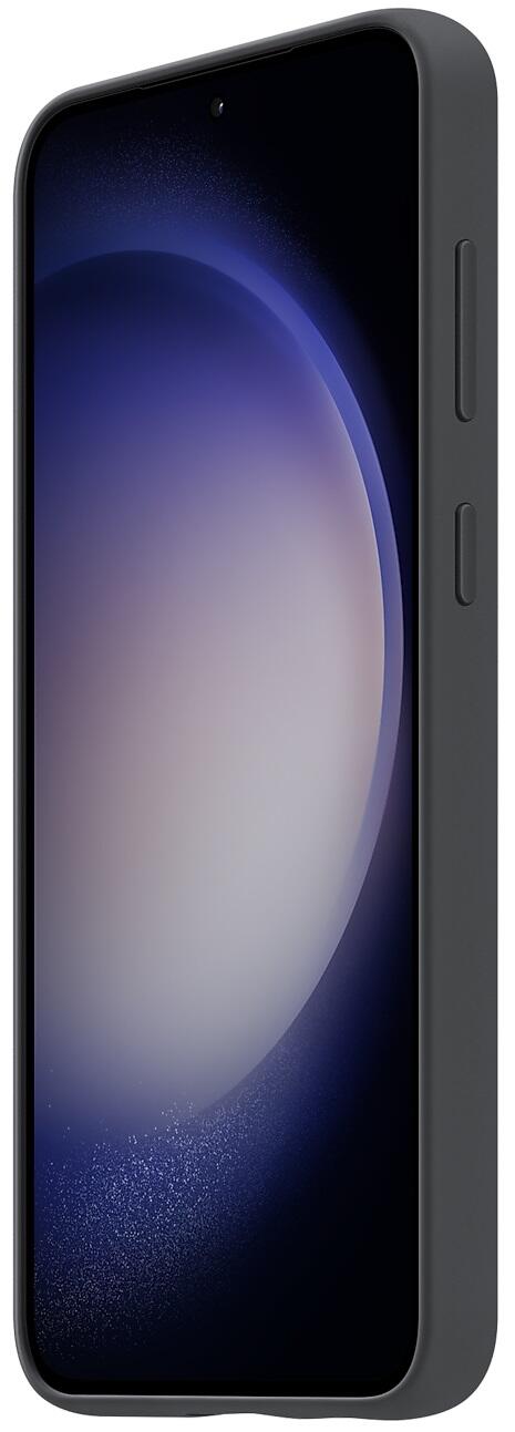 Samsung Silicone Grip Case für Galaxy S23+ (Schwarz)