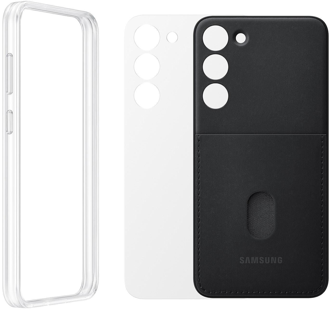 Samsung Frame Case für Galaxy S23+ (Schwarz)