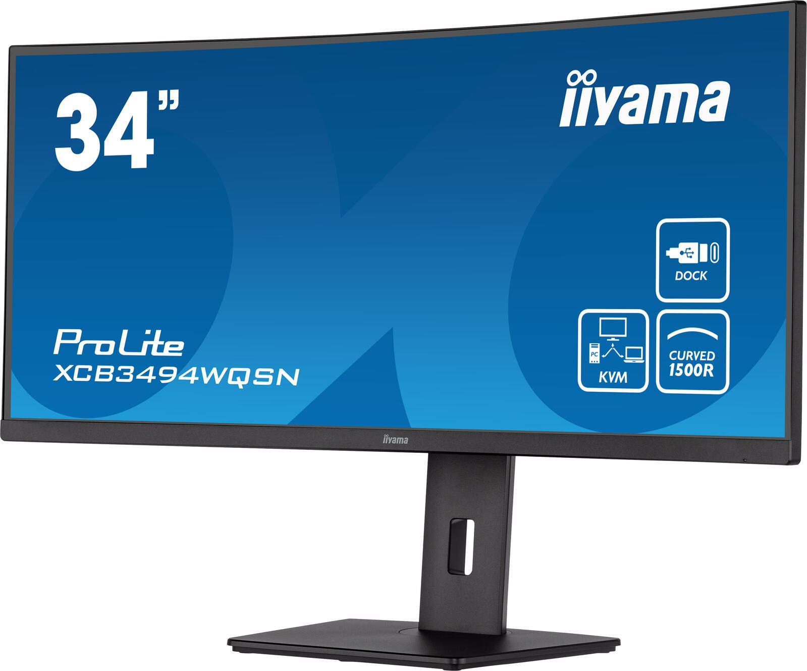 iiyama ProLite XCB3494WQSN-B5 Curved Monitor 86,4 cm (34 Zoll)