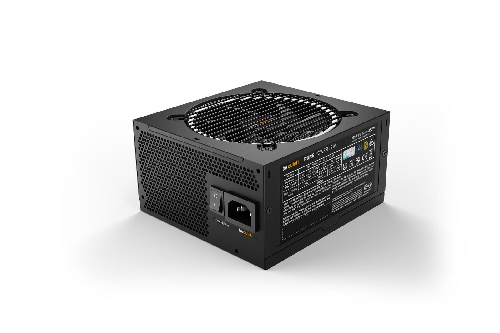 be quiet Netzteil Pure Power 12 M 850W Modular 80 Plus Gold