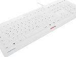 CHERRY STREAM PROTECT KEYBOARD - Weiß