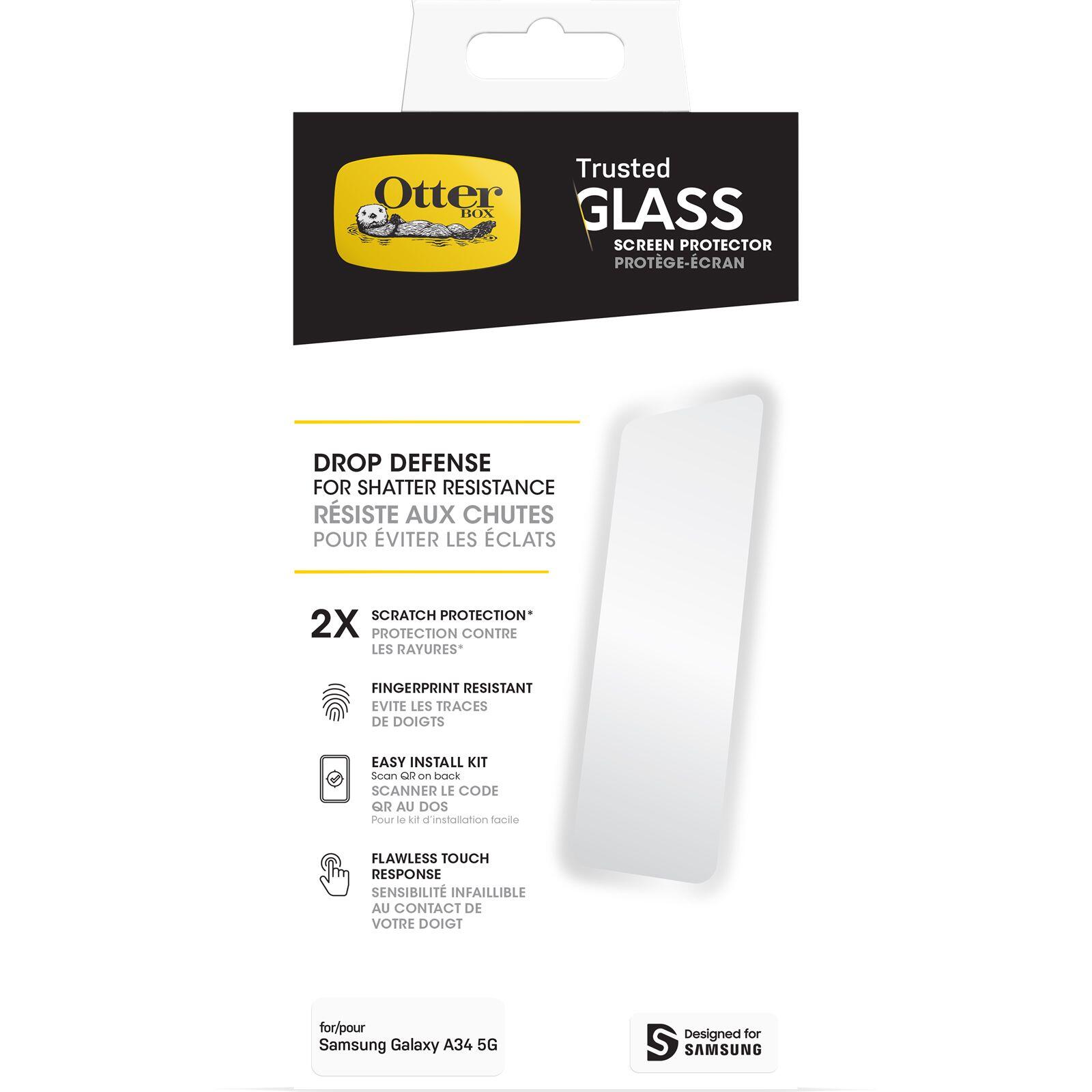 OtterBox Trusted Glass Schutzfolie für Samsung Galaxy A34 5G