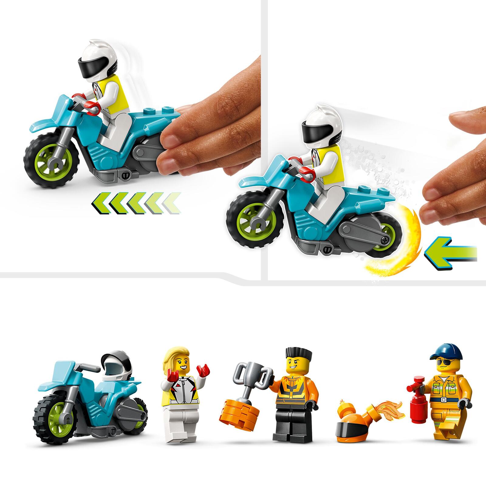 LEGO® City Stunttruck mit Feuerreifen-Challenge 60357