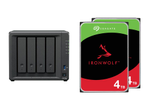 Synology DiskStation DS423+ 4 Einschübe NAS-Server Leergehäuse + 8 TB (2x4TB) Seagate Ironwolf SATA 3.5" HDD Festplatte