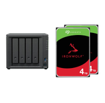 Synology DiskStation DS423+ 4 Einschübe NAS-Server Leergehäuse + 8 TB (2x4TB) Seagate Ironwolf SATA 3.5" HDD Festplatte