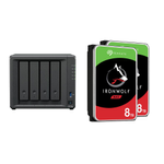 Synology DiskStation DS423+ 4 Einschübe NAS-Server Leergehäuse + 16TB (2x8TB) Seagate Ironwolf SATA 3.5" HDD Festplatte