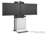 Vogel's PFF 5100 Videokonferenzmöbel für 1x 137,9cm (55") oder 2x 119,38cm (47")