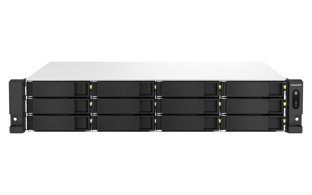 QNAP TurboStation TS-1264U-RP-8G 12 Einschübe NAS-Server Leergehäuse (TS-1264U-RP-8G)