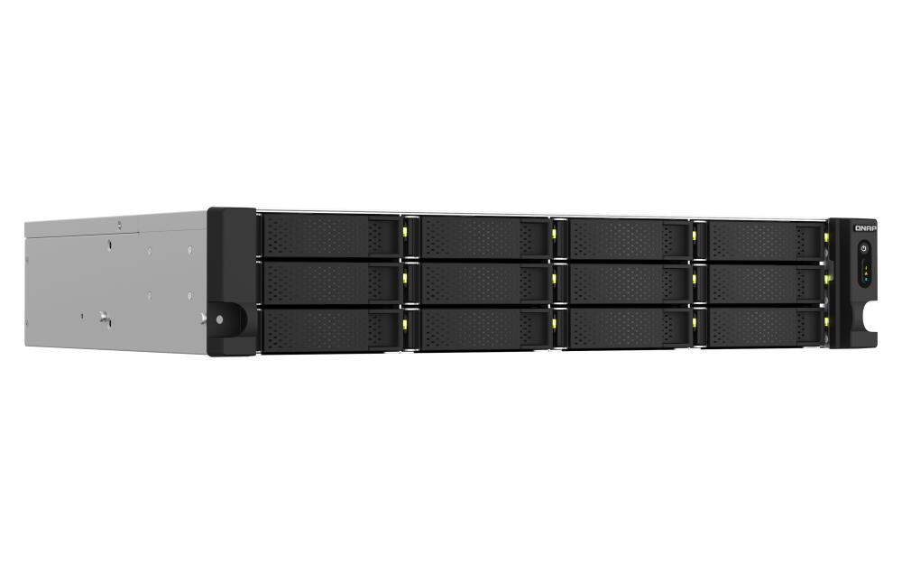 QNAP TurboStation TS-1264U-RP-8G 12 Einschübe NAS-Server Leergehäuse (TS-1264U-RP-8G)