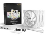 be quiet Lüfter Light Wings White Triple Pack 120mm PWM weiß