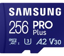 Samsung PRO Plus microSD-Speicherkarte (2023) - 256GB, 180MB R/130MB W, Full HD&4K,