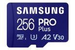Samsung PRO Plus microSD-Speicherkarte (2023) - 256GB, 180MB R/130MB W, Full HD&4K,