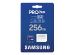 Samsung PRO Plus microSD-Speicherkarte (2023) - 256GB, 180MB R/130MB W, Full HD&4K,