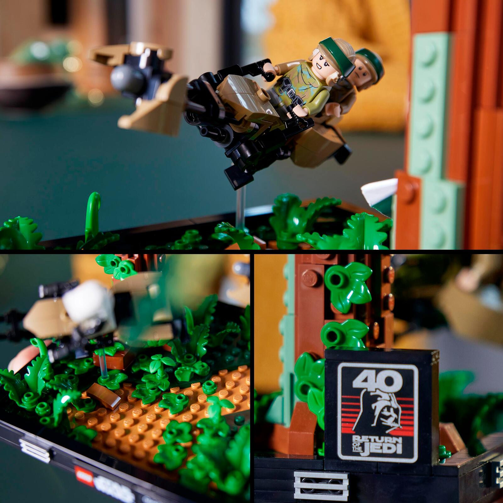 LEGO® Star Wars Verfolgungsjagd auf Endor™ - Diorama