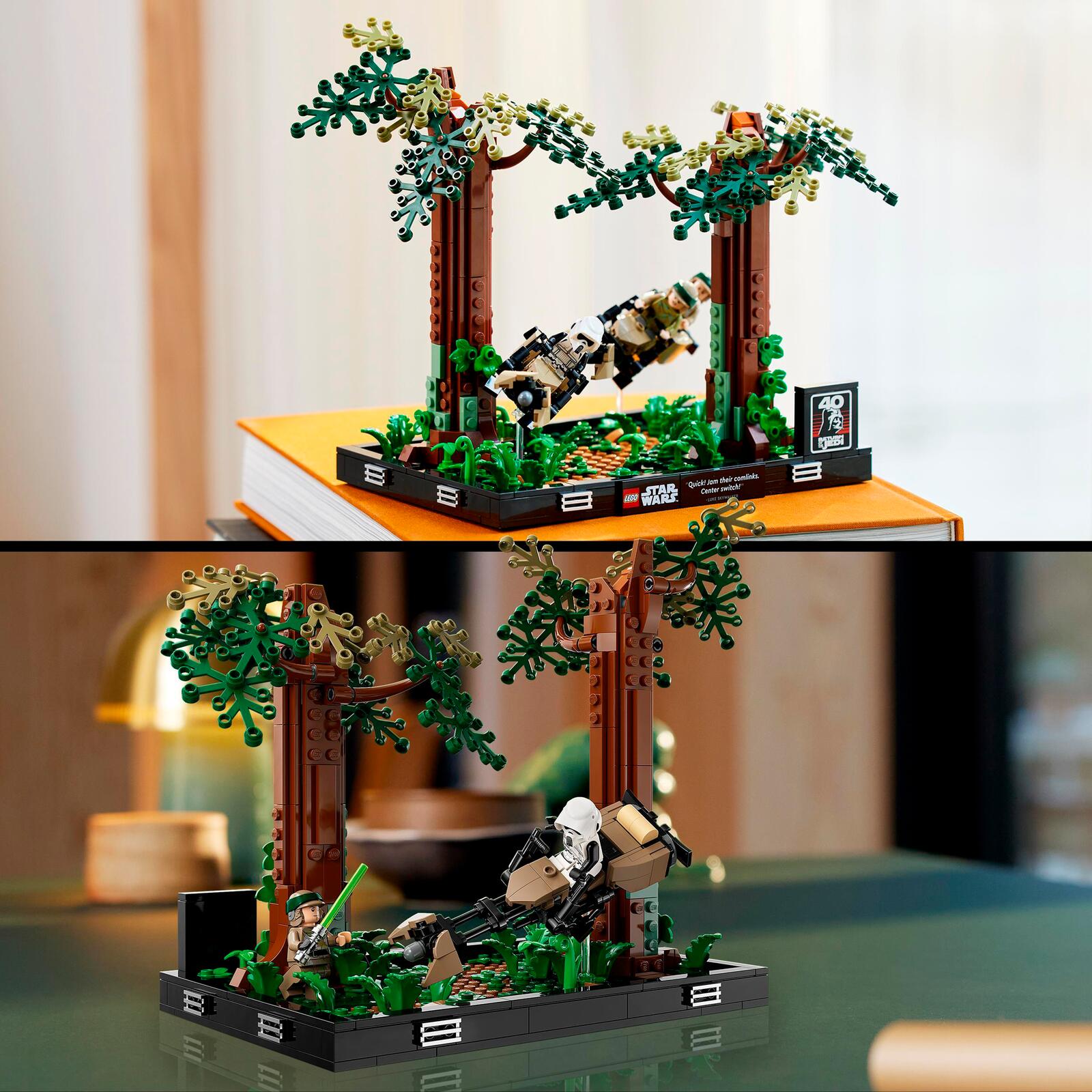 LEGO® Star Wars Verfolgungsjagd auf Endor™ - Diorama