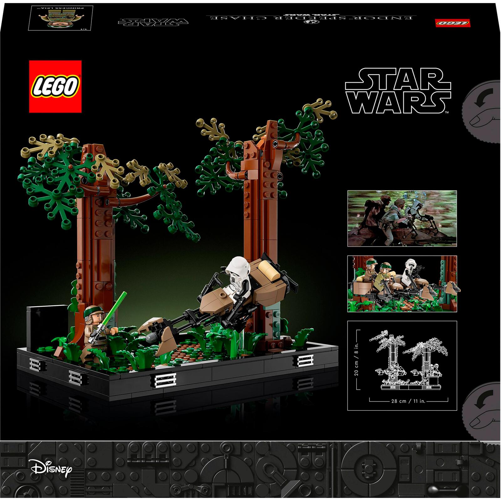 LEGO® Star Wars Verfolgungsjagd auf Endor™ - Diorama