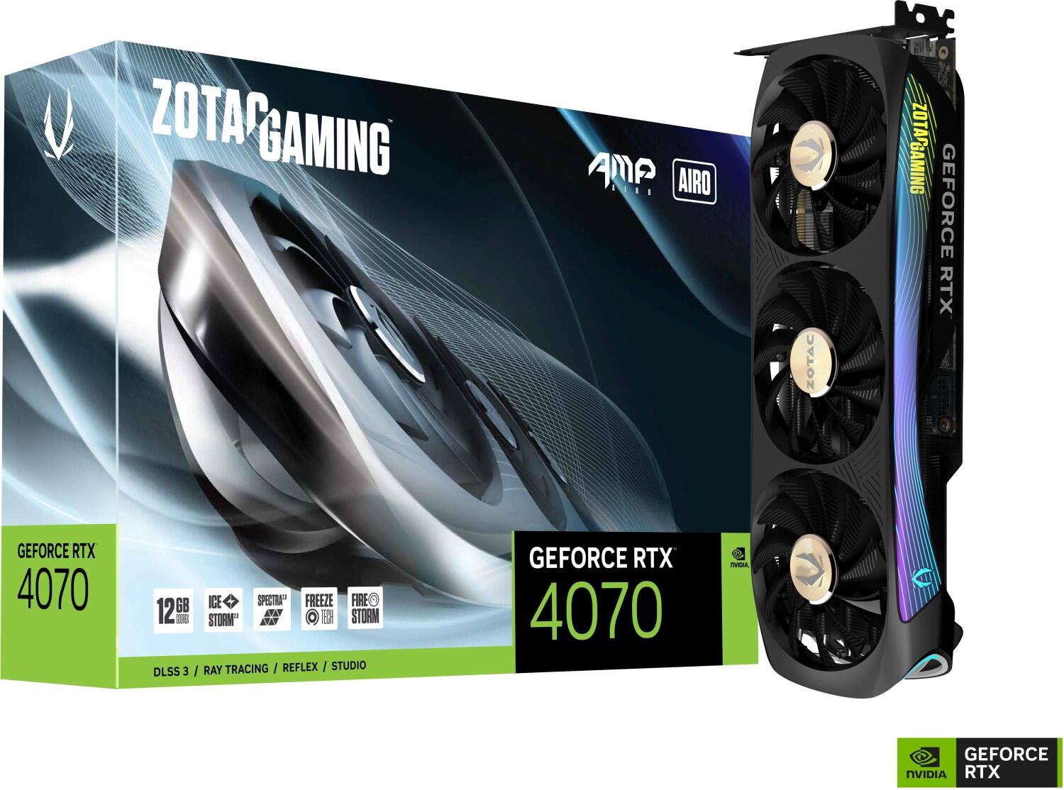ZOTAC GAMING GeForce RTX 4070 AMP AIRO